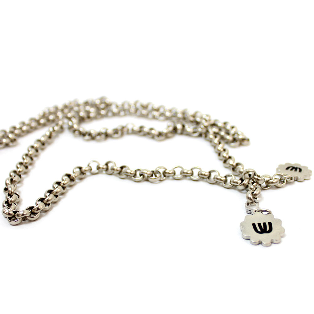 Wマークチャーム付チェーンベルト – Noisy Noisy by mieko uesako