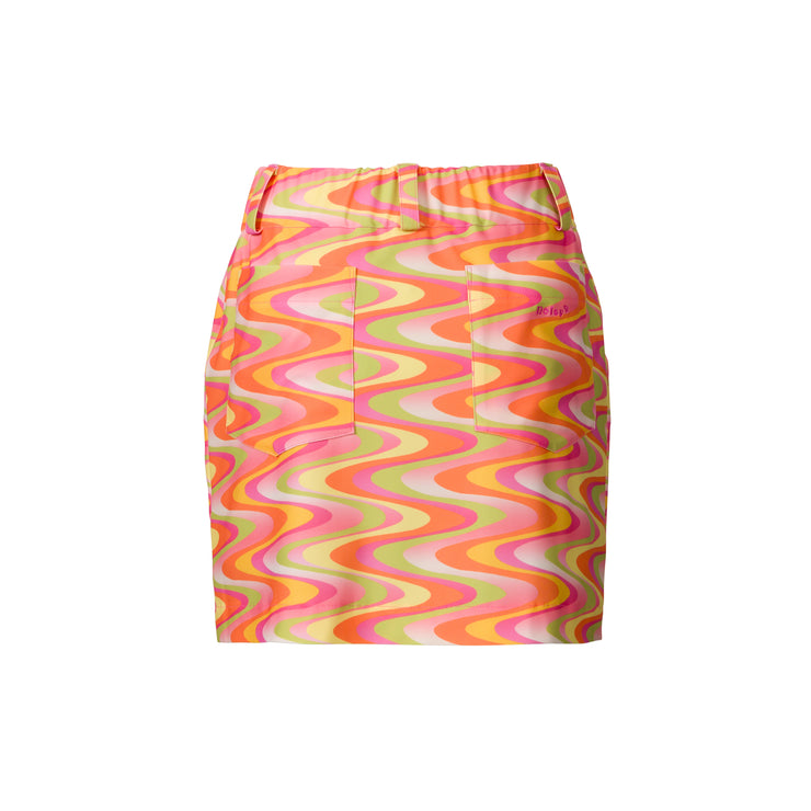 Psychedelic print skirt