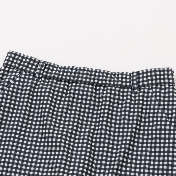 Gingham check skirt