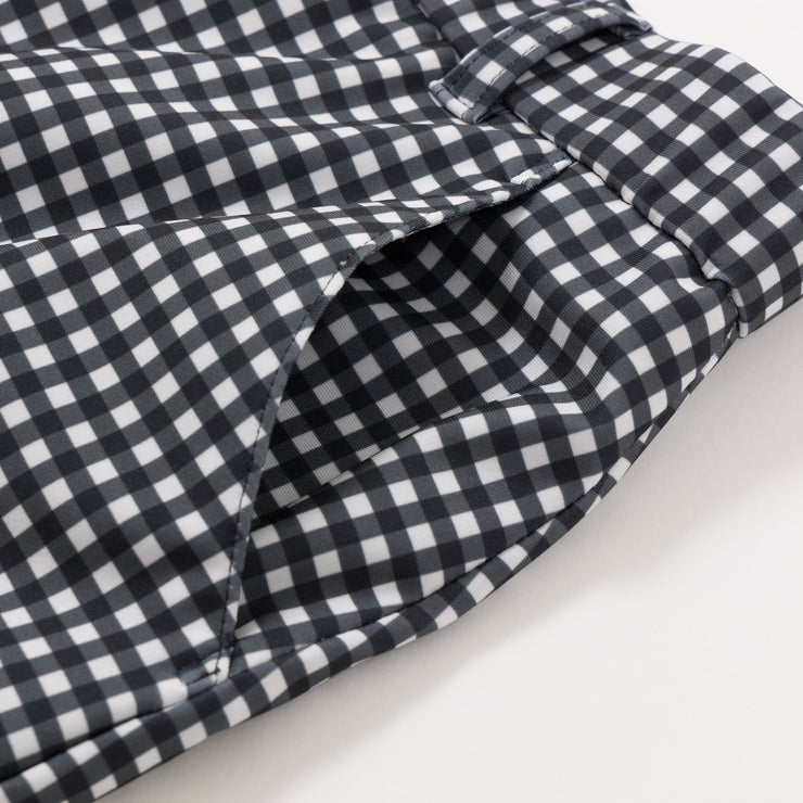 Gingham check skirt