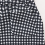Gingham check skirt