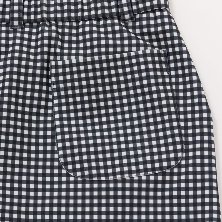 Gingham check skirt