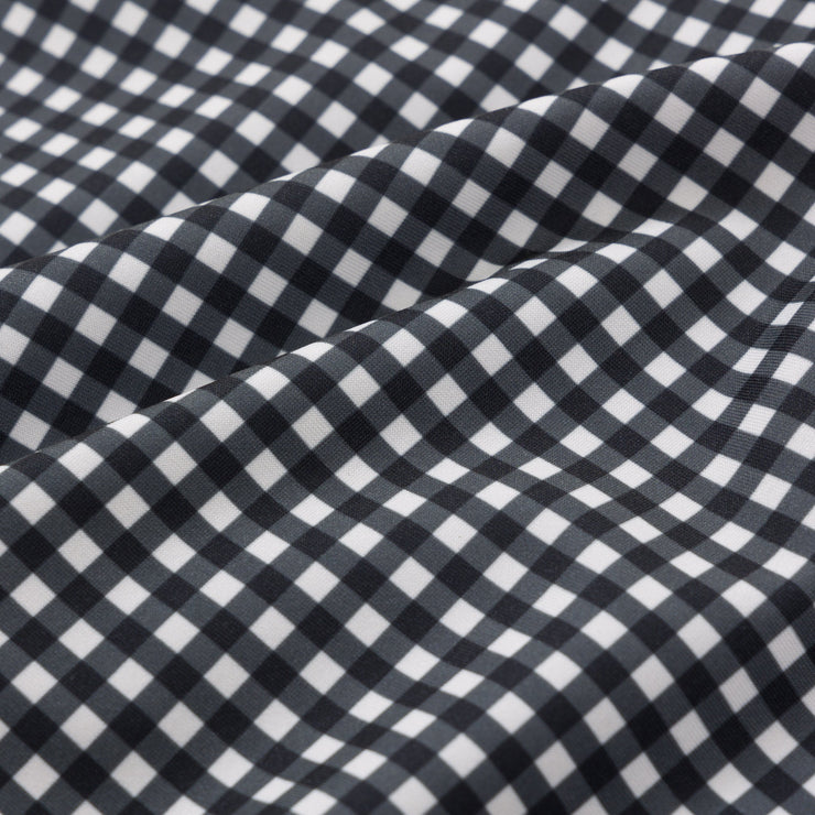 Gingham check skirt