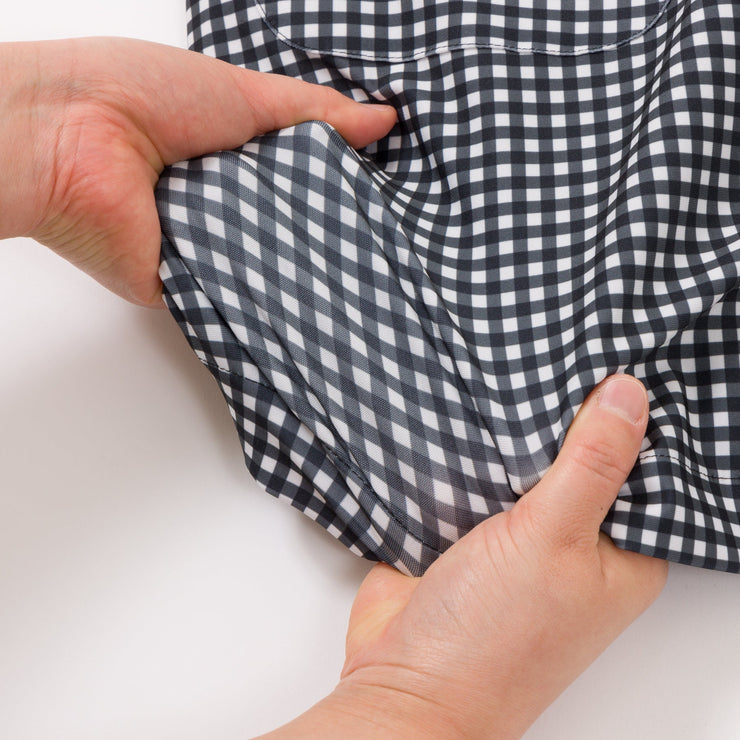 Gingham check skirt