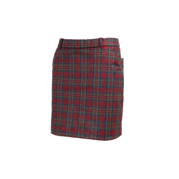 Tartan check skirt