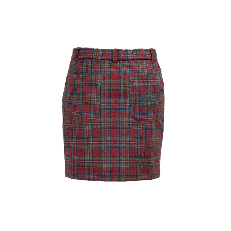 Tartan check skirt