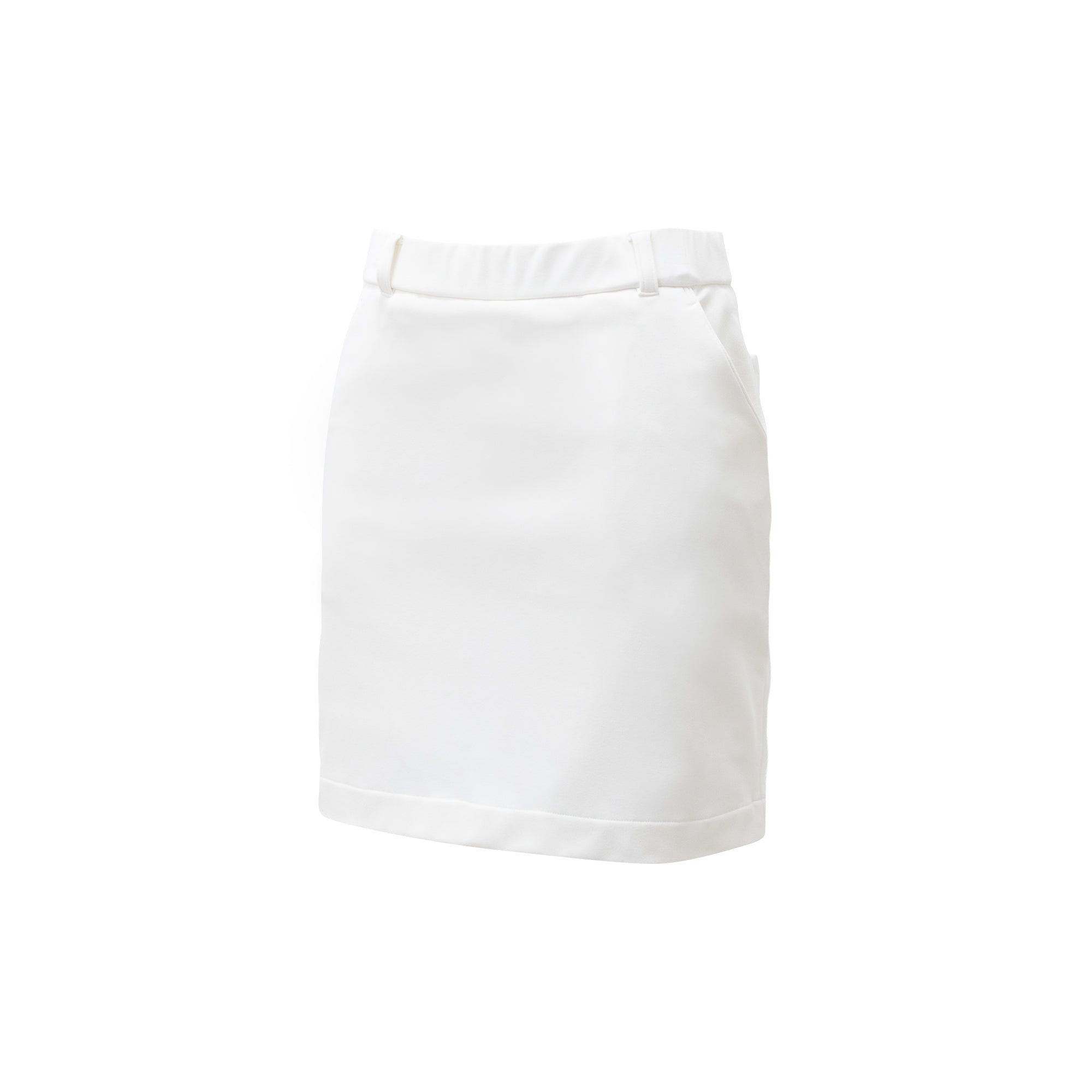 coco 中古 ミエコウエサコ MIEKO UESAKO レディース スカート 42(L) 白 ホワイト 裏地付き 総柄 中古 レディース ミエコウエサコ MIEKO UESAKO スカート 42(L