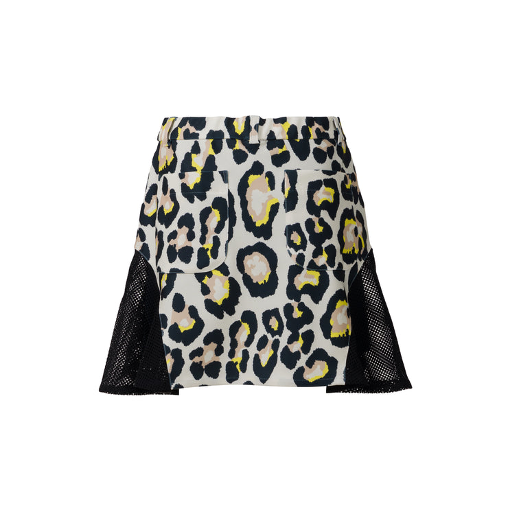 LEOPARD 메쉬 스커트
