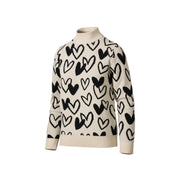 Heart W Jaguard Sweater