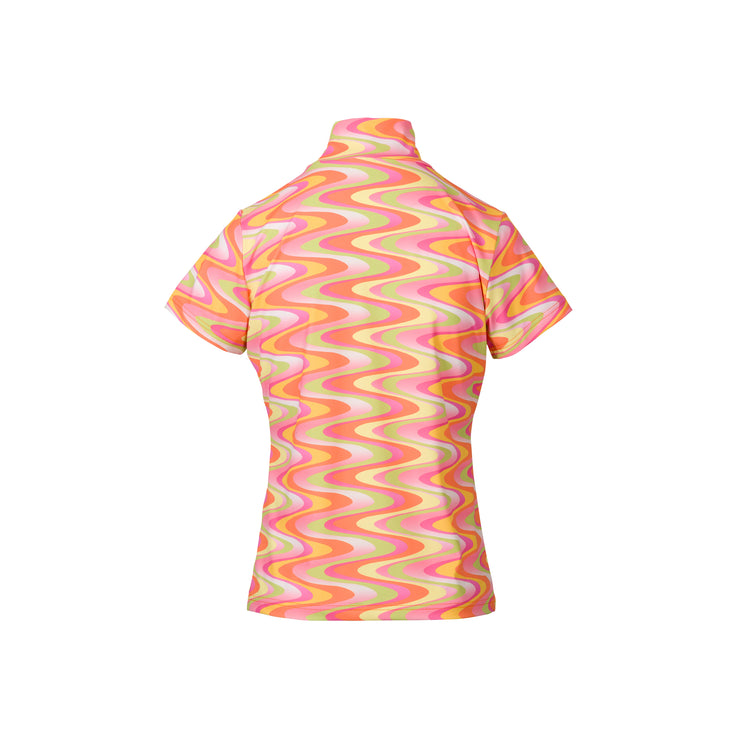Psychedelic short sleeve pullover