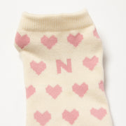 Heart short socks
