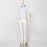 Gingham Check polo shirt