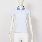 Gingham Check polo shirt