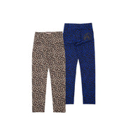 Leopard print long pants