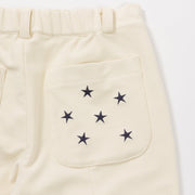 pocket mini star embroidery pants