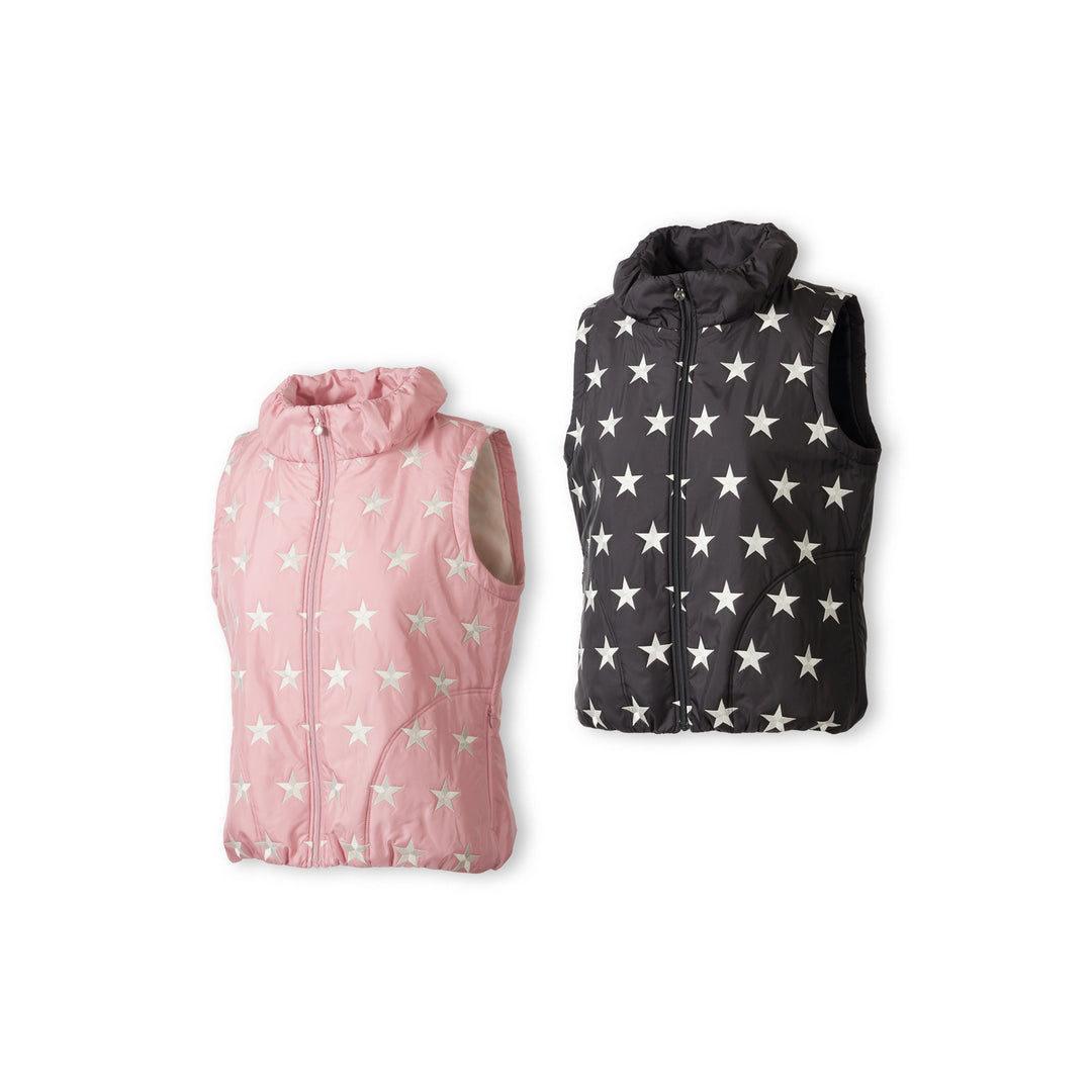 スター刺繍中綿入りベスト – Noisy Noisy by mieko uesako