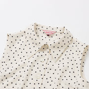 dot-shirt blouse