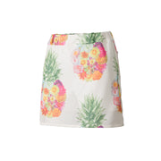 Mesh print pineapple skirt