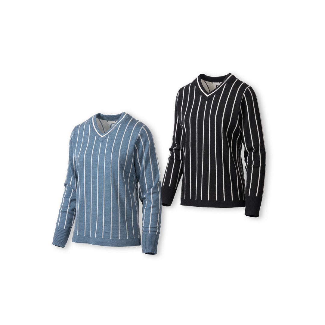 Vネックカシミア混セーター – Noisy Noisy by mieko uesako