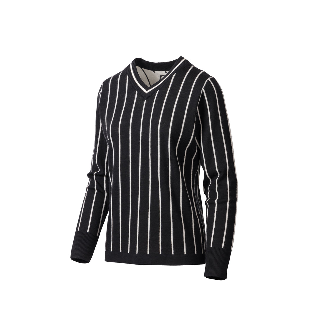 Vネックカシミア混セーター – Noisy Noisy by mieko uesako