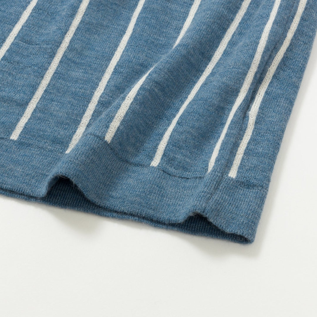 Vネックカシミア混セーター – Noisy Noisy by mieko uesako