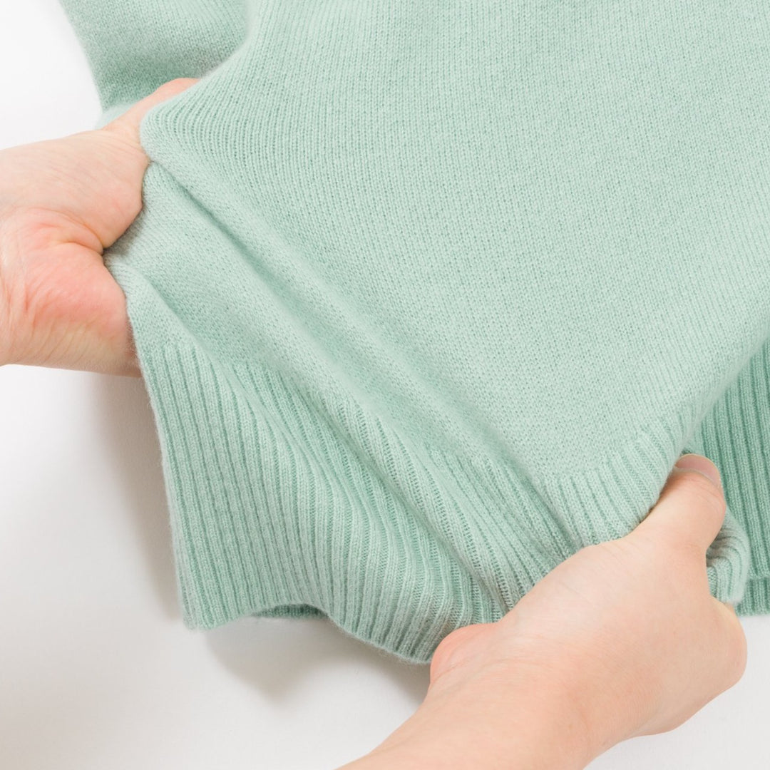 MIEKO UESAKO セーター カシミヤ混 緑系 MIEKO UESAKO セーター