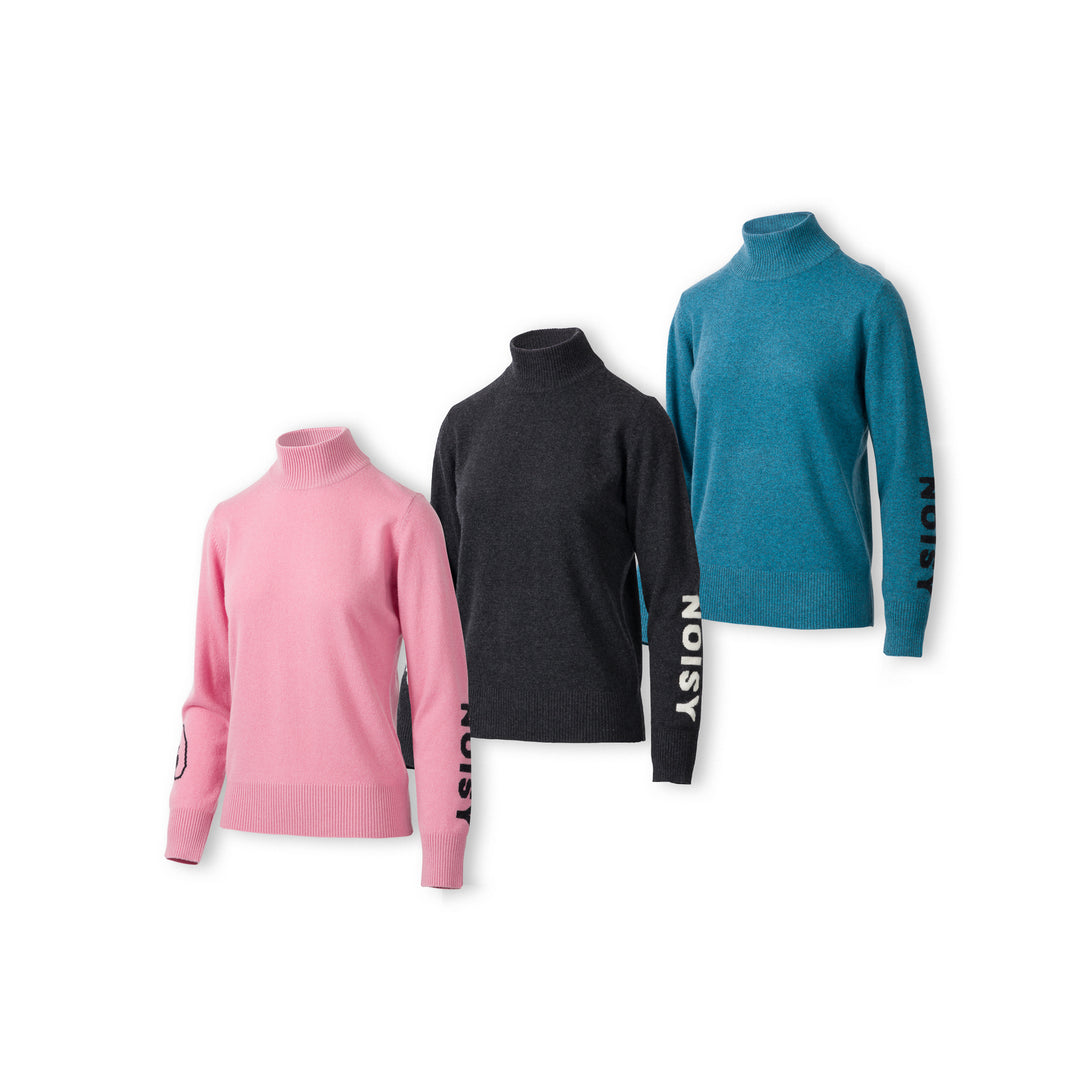 新品タグ付き☆noisy noisy☆byウエサコ/カシミア混セーター Vネック