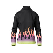 fire print pullover