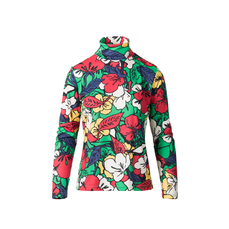 tropical print pullover