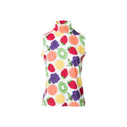 fruit motif sleeveless pullover