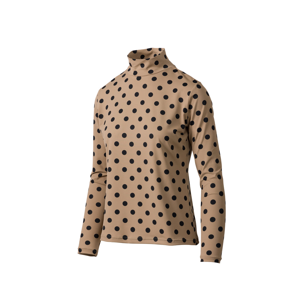 未使用級　快晴堂 ネイビーの抜染水玉　フードプルオーバー 快晴堂 - グレーとネイビーの抜染水玉／フードプルオーバー